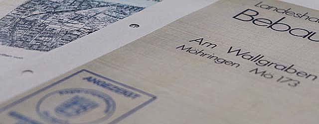 Bebauungsplan zur Wertermittlung Gewerbeimmobilie